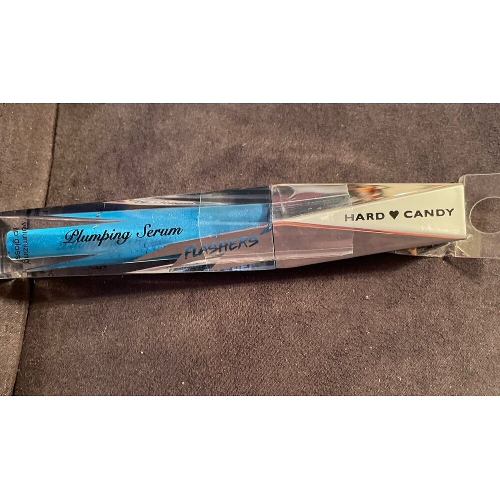 Hard Candy Plumping Serum Lip Gloss Flashers Blue New